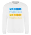 Свитшот Ukraine різними кольорами Белый Свитшот Ukraine різними кольорами Белый фото