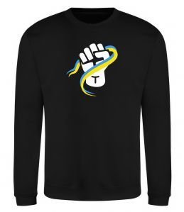 Світшот Рука зі стрічкою прапор ВИШИВКА