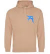 Женская толстовка (худи) Ластівка блакитна парні ВИШИВКА Песочный Женская толстовка (худи) Ластівка блакитна парні ВИШИВКА Песочный фото