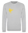 Свитшот Ластівка жовта парні ВИШИВКА Серый меланж Свитшот Ластівка жовта парні ВИШИВКА Серый меланж фото