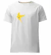 Мужская премиум футболка Ластівка жовта парні ВИШИВКА Белый фото