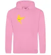 Жіноча толстовка (худі) Ластівка жовта парні ВИШИВКА Рожевий фото