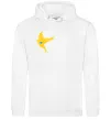 Жіноча толстовка (худі) Ластівка жовта парні ВИШИВКА Білий Жіноча толстовка (худі) Ластівка жовта парні ВИШИВКА Білий фото