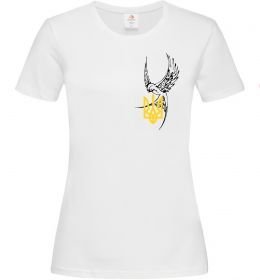 Жіноча футболка Ластівка Герб ВИШИВКА Жіноча футболка Ластівка Герб ВИШИВКА