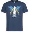 Мужская футболка Україна Янгол Темно-синий Мужская футболка Україна Янгол Темно-синий фото