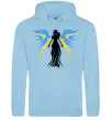 Чоловіча толстовка (худі) Україна Янгол Блакитний Чоловіча толстовка (худі) Україна Янгол Блакитний фото
