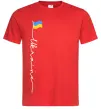 Чоловіча футболка Ukraine Flag Червоний Чоловіча футболка Ukraine Flag Червоний фото