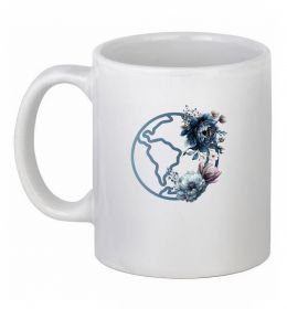 Чашка керамическая Земля квіти Чашка керамическая Земля квіти