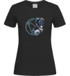 Женская футболка Земля квіти Черный Женская футболка Земля квіти Черный фото