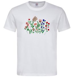 Чоловіча футболка Квіти ВИШИВКА