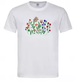 Чоловіча футболка Розы Білий фото