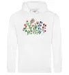 Мужская толстовка (худи) Квіти ВИШИВКА Белый Мужская толстовка (худи) Квіти ВИШИВКА Белый фото