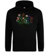 Женская толстовка (худи) Квіти ВИШИВКА Черный Женская толстовка (худи) Квіти ВИШИВКА Черный фото