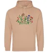 Женская толстовка (худи) Квіти ВИШИВКА Песочный Женская толстовка (худи) Квіти ВИШИВКА Песочный фото
