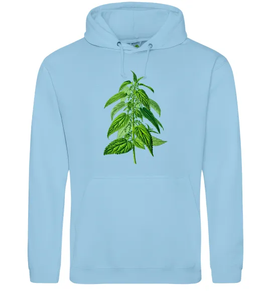 Женская толстовка (худи) Кропива Голубой фото