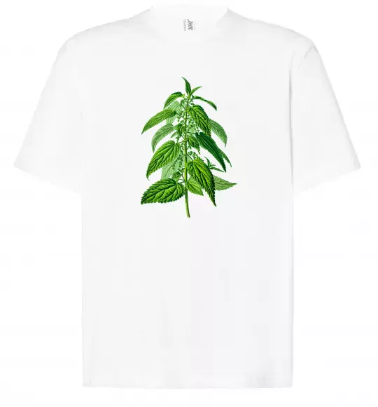 Футболка Оверсайз Кропива Белый фото