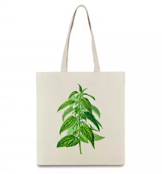 Еко-сумка Кропива Бежевий фото