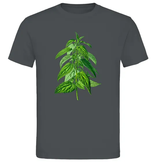 Чоловіча футболка Кропива Графіт фото