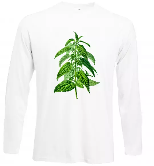Лонгслив Кропива Белый фото