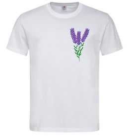 Чоловіча футболка Лаванда ВИШИВКА
