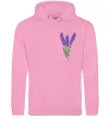 Жіноча толстовка (худі) Лаванда ВИШИВКА Рожевий фото