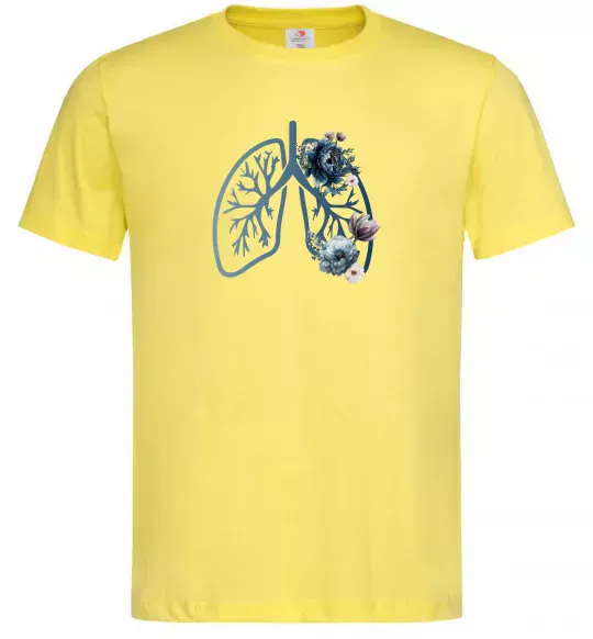 Чоловіча футболка Легені квіти Лимонний фото