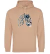 Чоловіча толстовка (худі) Легені квіти Пісочний Чоловіча толстовка (худі) Легені квіти Пісочний фото