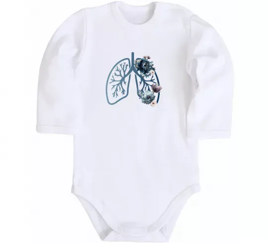 Детский боди Легені квіти Белый фото