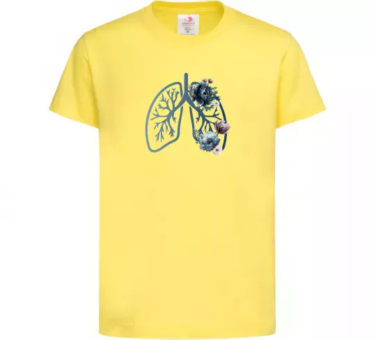 Детская футболка Легені квіти Лимонный фото