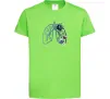 Детская футболка Легені квіти Лаймовый фото