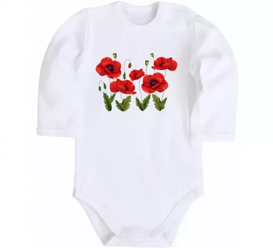 Детский боди Маки Белый фото