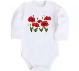 Детский боди Маки Белый фото