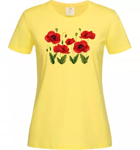 Жіноча футболка Маки Лимонний фото