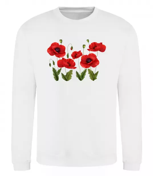 Свитшот Маки Белый фото