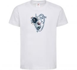 Дитяча футболка Серце квіти Дитяча футболка Серце квіти