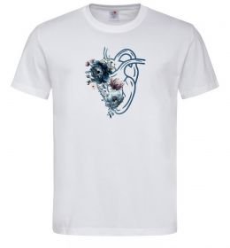 Чоловіча футболка Серце квіти Чоловіча футболка Серце квіти