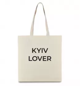 Еко-сумка Kyiv lover Бежевий фото