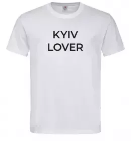 Мужская футболка Kyiv lover Белый фото
