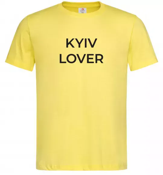 Мужская футболка Kyiv lover Лимонный фото