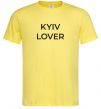 Мужская футболка Kyiv lover Лимонный фото