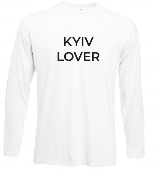 Лонгслів Kyiv lover Білий фото