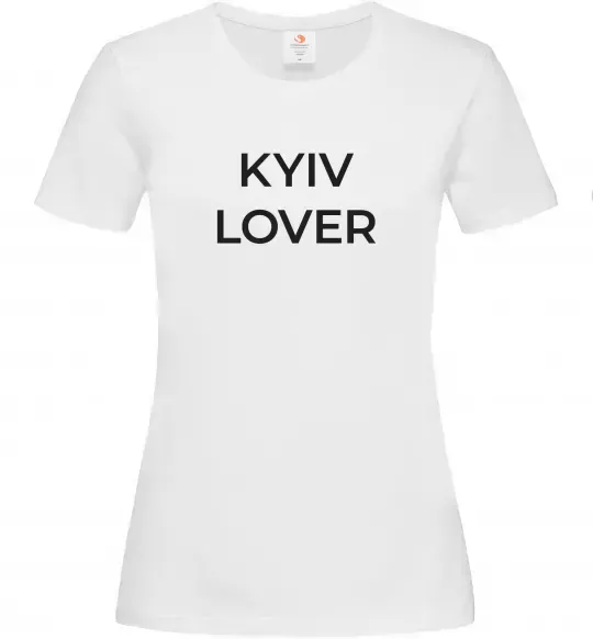 Женская футболка Kyiv lover Белый фото