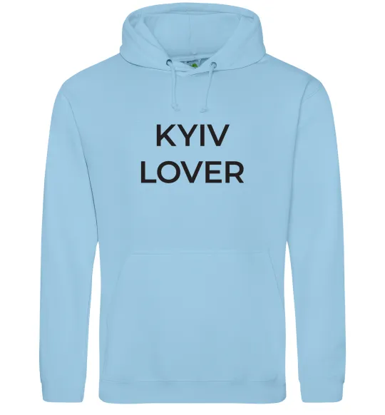 Женская толстовка (худи) Kyiv lover Голубой фото