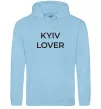Женская толстовка (худи) Kyiv lover Голубой фото