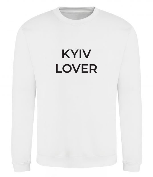 Світшот Kyiv lover Білий фото