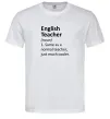 Мужская футболка English teacher Белый Мужская футболка English teacher Белый фото