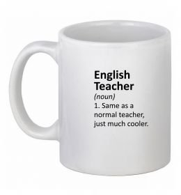 Чашка керамическая English teacher