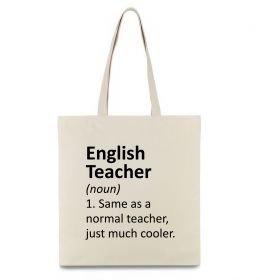 Еко-сумка English teacher