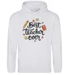Мужская толстовка (худи) Best teacher ever зірки Серый меланж Мужская толстовка (худи) Best teacher ever зірки Серый меланж фото