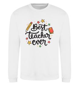 Свитшот Best teacher ever зірки